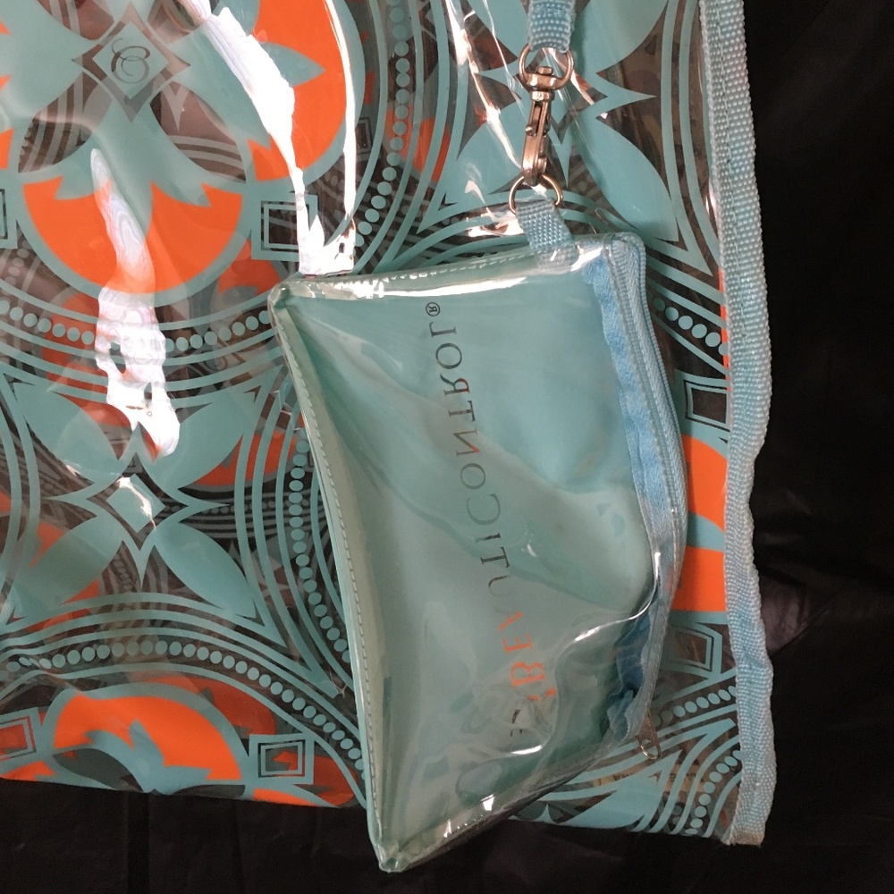 NIB BeautiControl See Thru Beach Tote - Picture 6 of 9